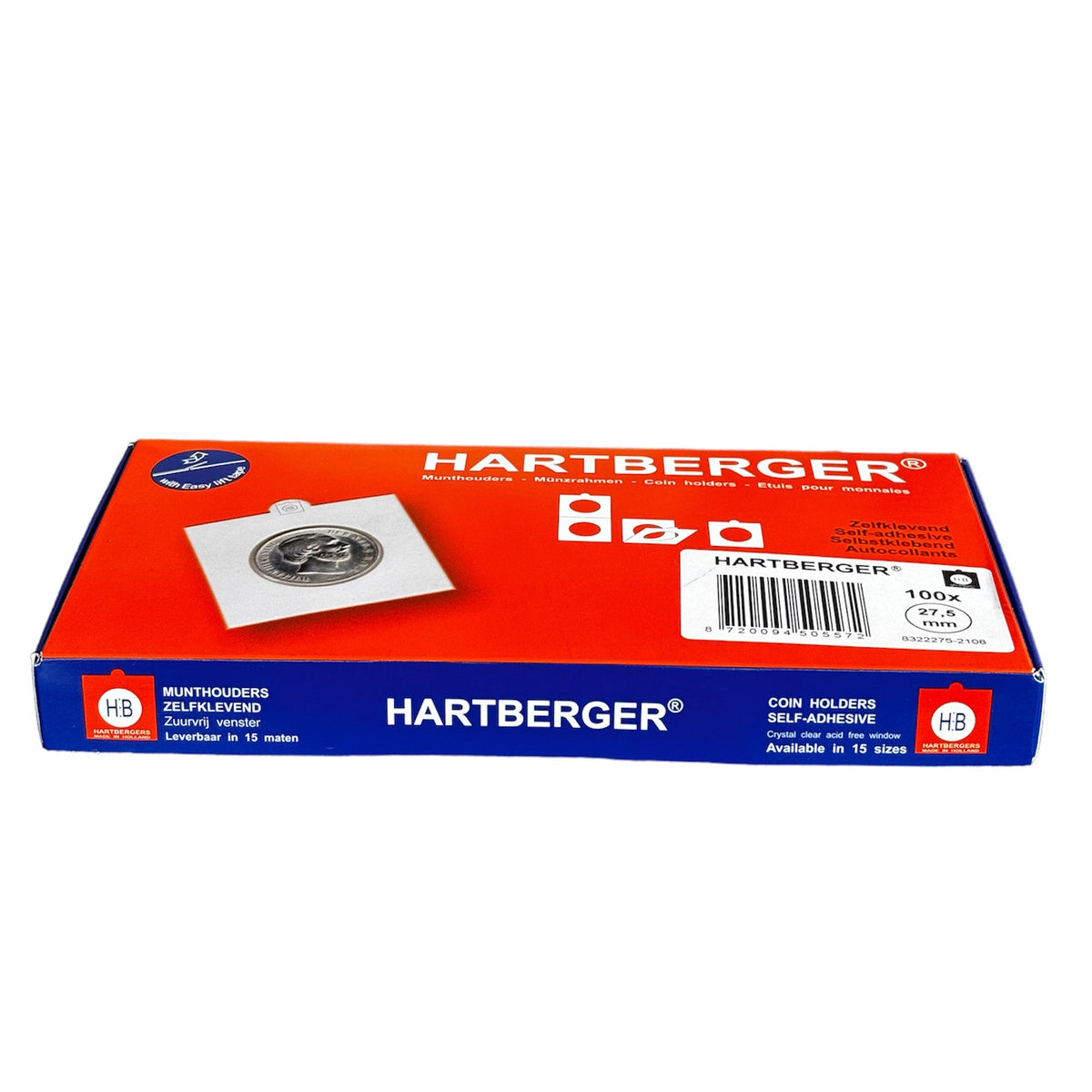 100 Cadres Hartberger 32.5 Mm Pour Pièces & Monnaies – Feuilles Autocollantes De Collection, Protection Parfaite Pour Numismates