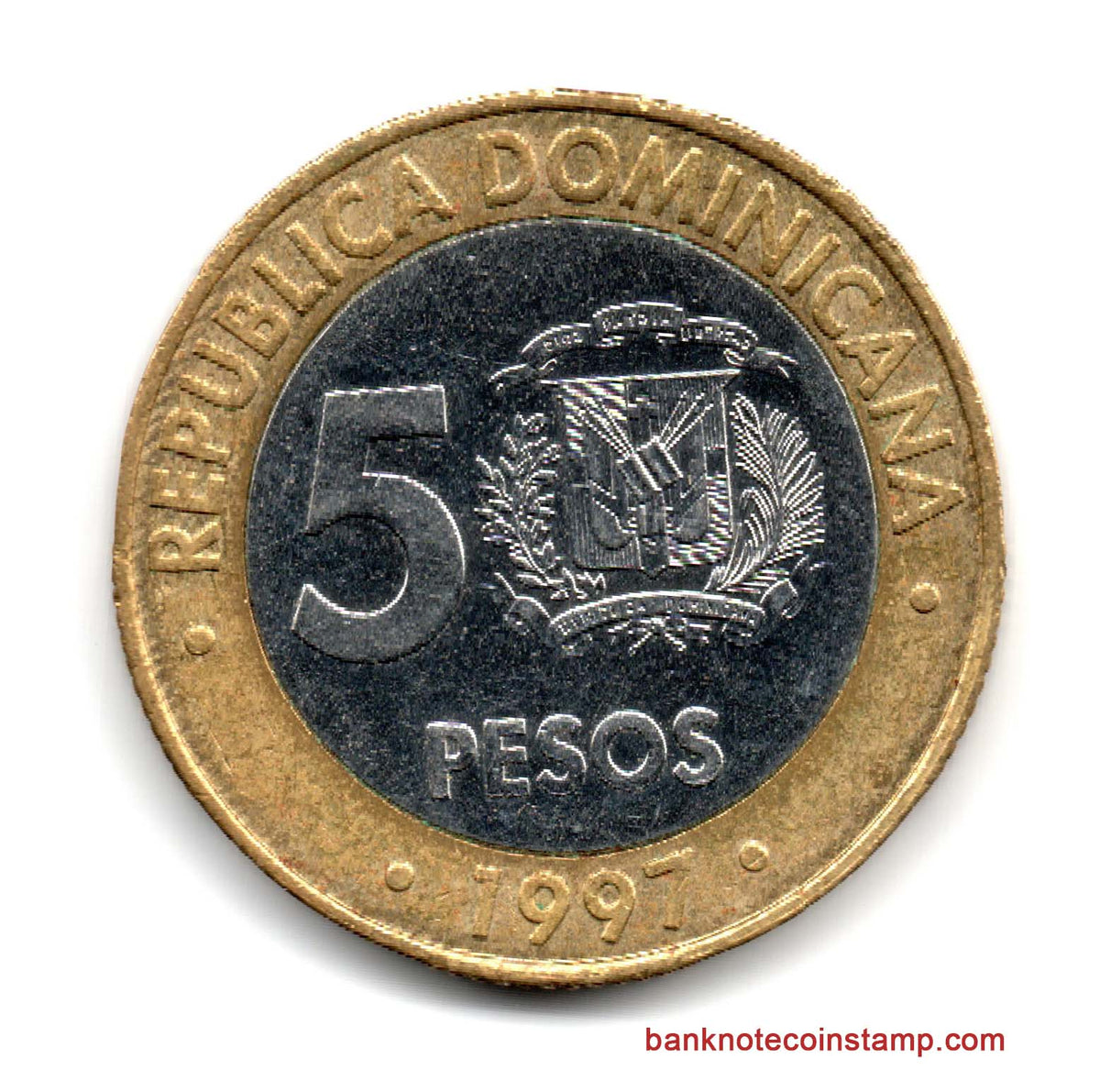 5 pesos dominicanos