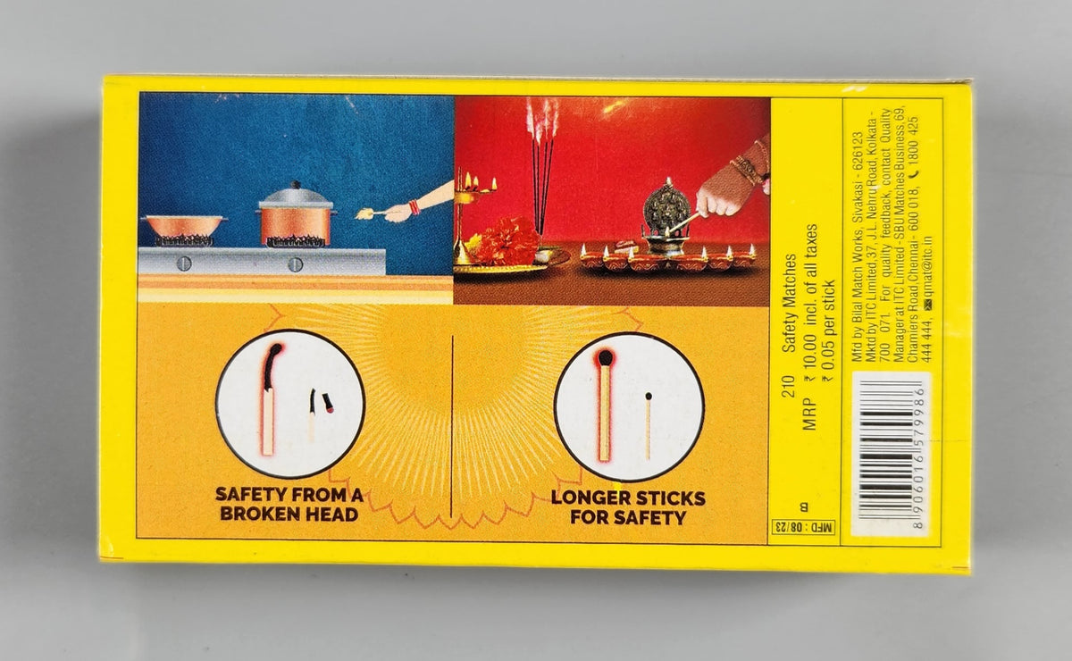 India Home Light Matchbox Banknotecoinstamp