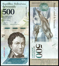 Venezuela 500 Bolivares Fine Banknote