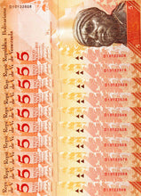 Venezuela 5  Bolivares ( D10132608 - D10132698 )10 Banknotes