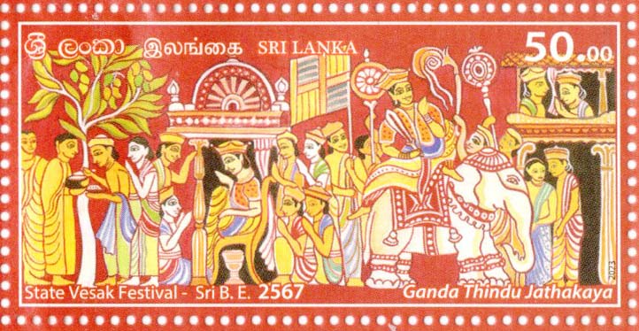 Sri Lanka State Vesak Festival Postage Stamps – Banknotecoinstamp