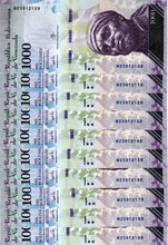  Venezuela 1000 Bolivares ( M23912109 - M23912199) 10 Banknotes