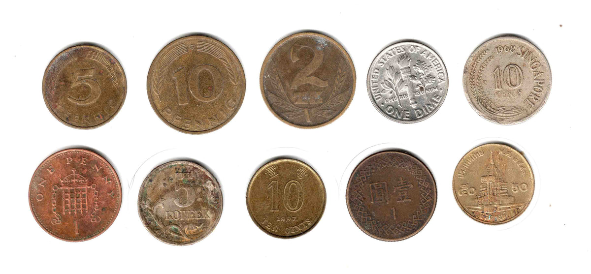 10 Different Countries Used Coins – Banknotecoinstamp