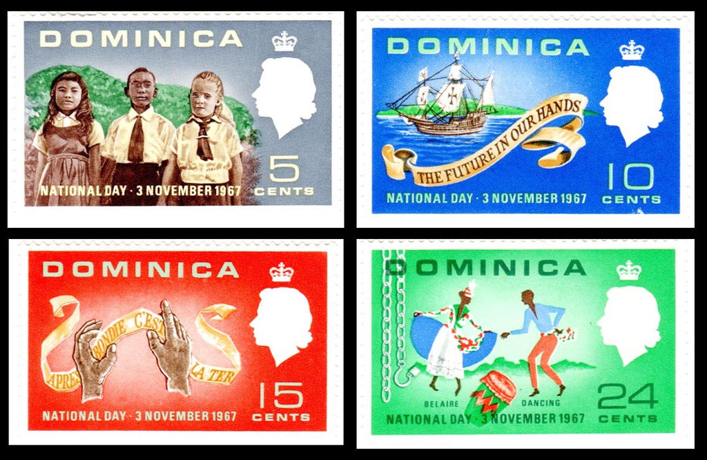 Dominica National Day Postage Stamps Banknotecoinstamp