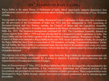 India 250th Session of Rajya Sabha  Commemorative Proof Coin Set