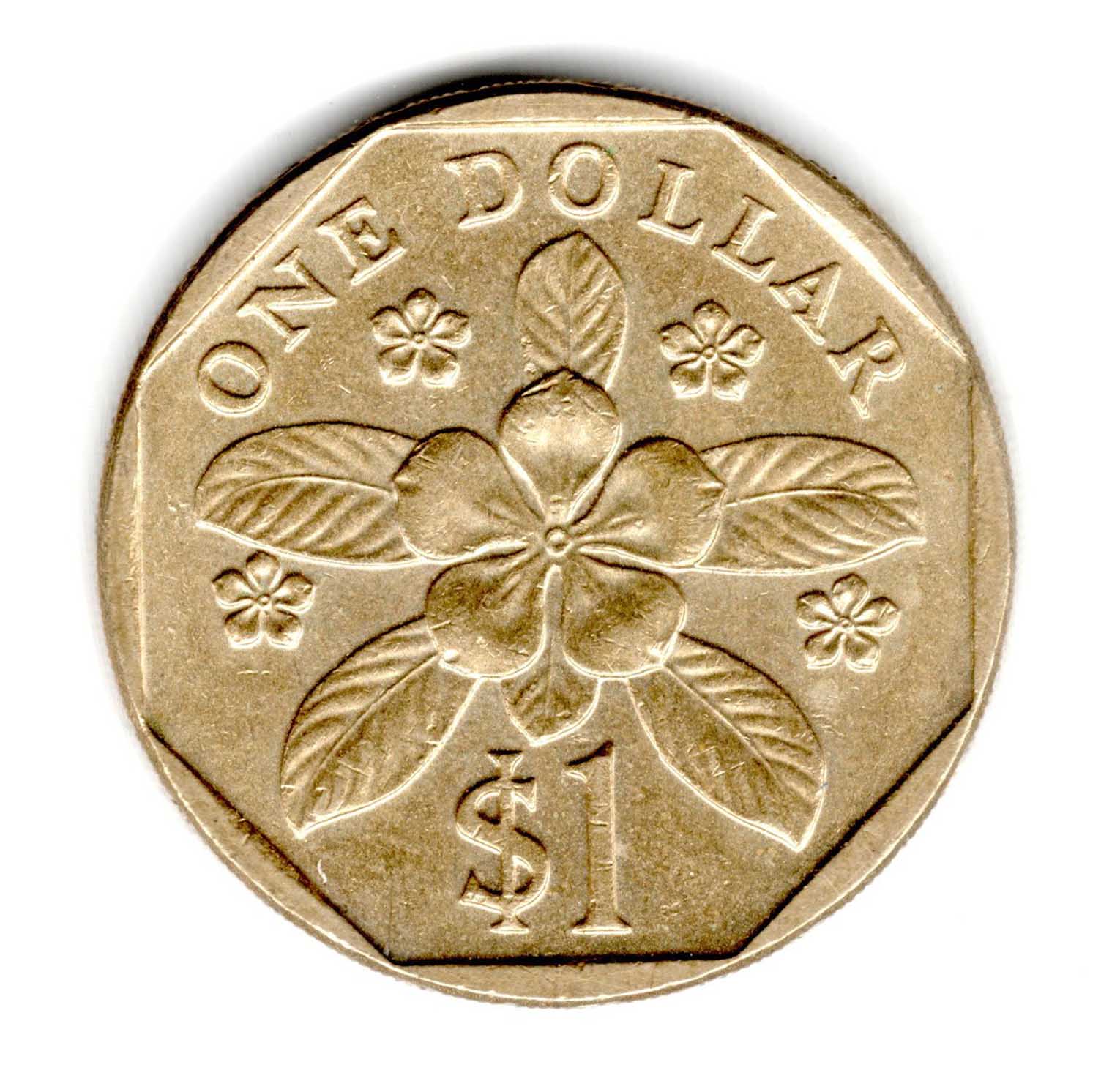 Singapore 1 Dollar Used Coin – Banknotecoinstamp