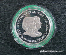 UK 1 Crown Prince Charles Diana Commemorative Coin