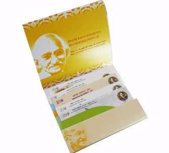 Kerapex 2019 Special Cover Pack Life on Mahatma Gandhi 5 Special Covers