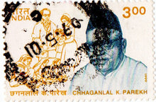 India Chhanganlal k. Parekh Postage Stamp