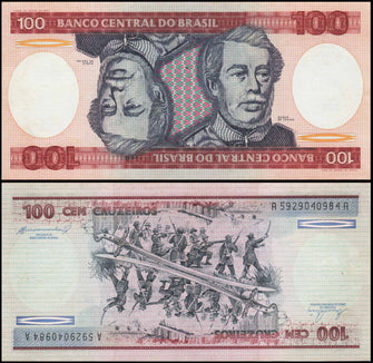 Brazil 100 Cruzeiors Banknote