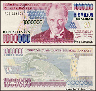 Turkey 1000000 Turkish Lira B290(P213)