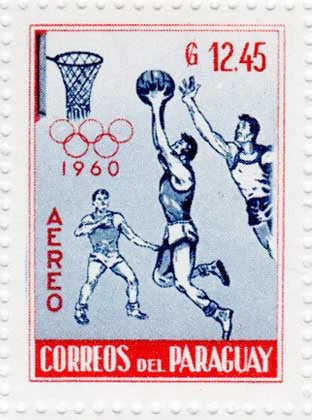 Paraguay Olympic Games Postage Stamp