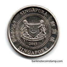 Singapore 10 Cents Used Coin