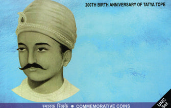 200th Birth Anniversary Of Tatya Tope Commemorative UNC Set coins