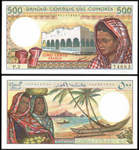 Comores 500 Banknote