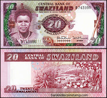 Swaziland 20 Emalangeni Banknote