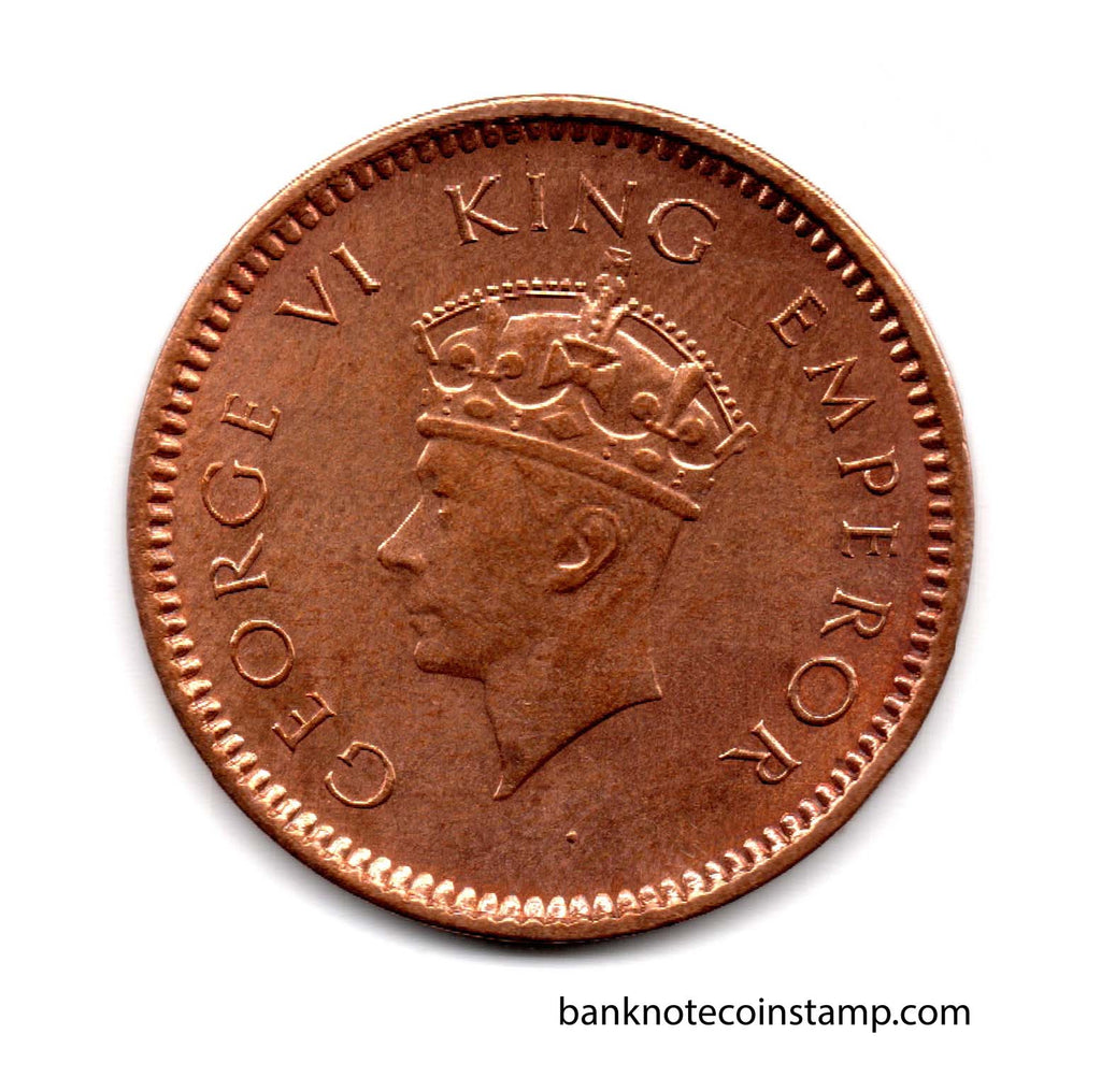 India George VI 1/2 Pice 1939 Copper Used Coin – Banknotecoinstamp