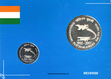 India 75 Years Indian Air Force Platinum Jubilee Commemorative Coins ProofSet