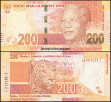 South Africa 200 Rand Used Banknote