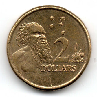 Australia Elizabeth 2 Dollar Used Coin