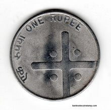 India 1 Rupee Unity in Diversity ( Cross ) Used Coin (Year 2005)( Kolkata Mint)