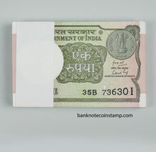 India 1 Rupees Governor Subhash Garg Prefix -B Inset -L 2018 Bundle