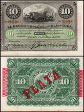 Cuba 10 Pesos Banknote Used