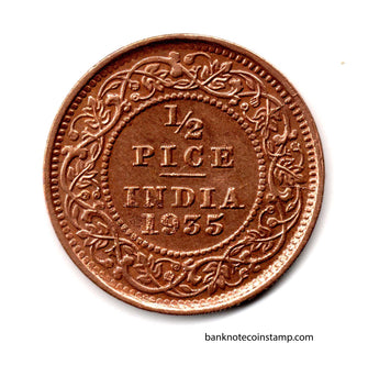 India George 1/2 Pice 1916 Copper Used Coin