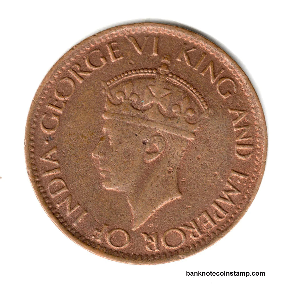 Ceylon 1 Cent George VI Used Coin – Banknotecoinstamp