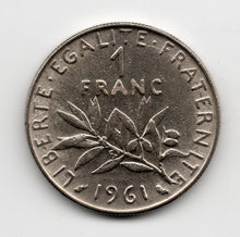 France 1 Franc Used Coin
