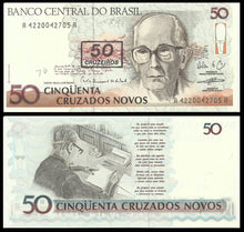 Brasil 50 Cruzados Banknote