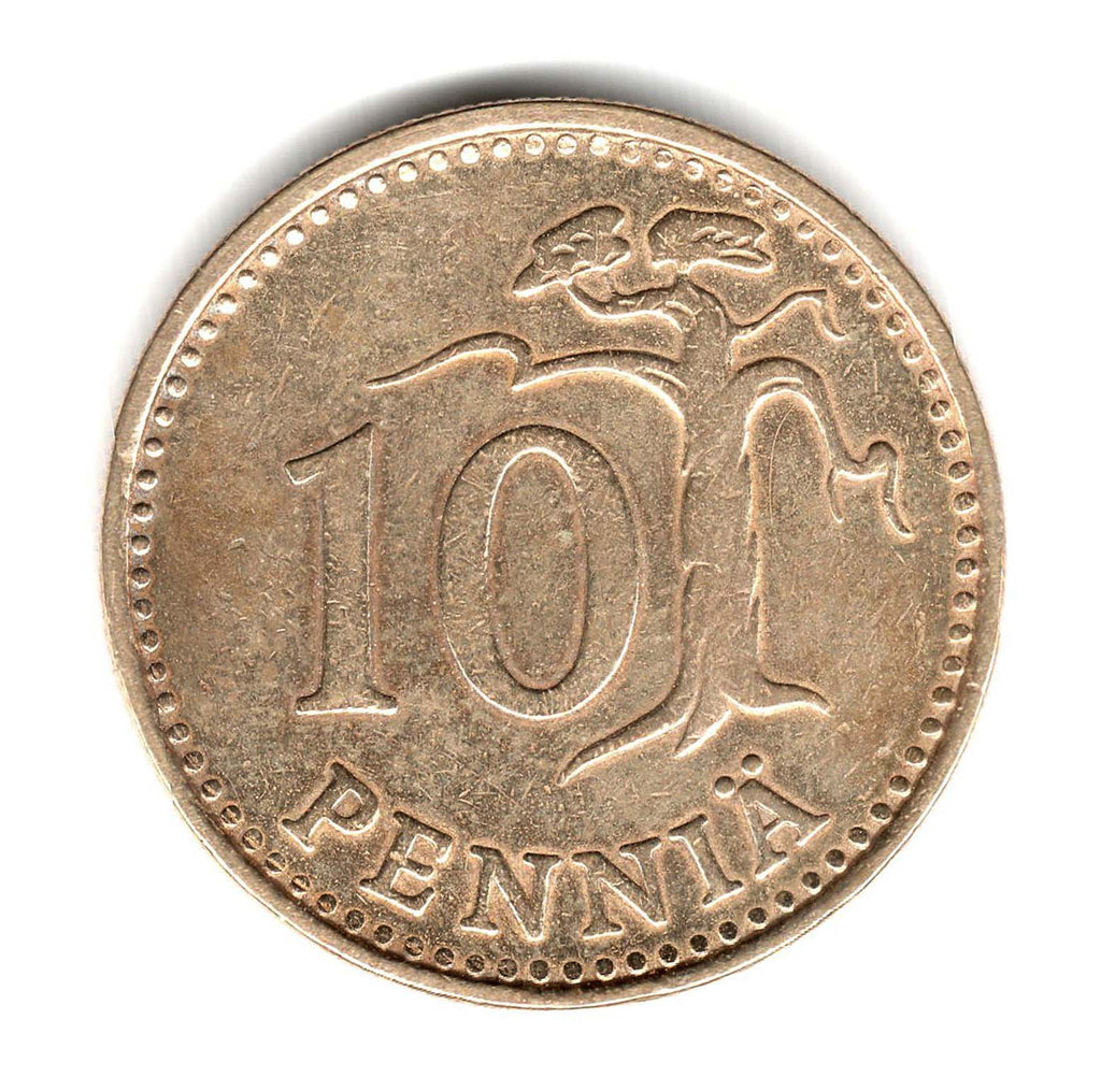 Ka pali ka 10‘ fin フィン Finland 10 Penniä Used Coin – Banknotecoinstamp