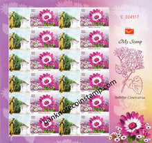 India Cineraria Mahatma Gandhi My Stamp Full Sheet