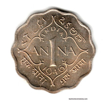 India 1 Anna 1946 Used Coin