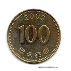 South Korea 100 Won Used Coin Banknotecoinstamp