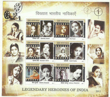 Legendary Heroines of India Miniature sheet