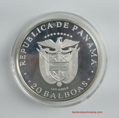 コレクション S.BOLIVAR Republic of Panama 20 BALBOAS Panama 20 Balboas Silver Used Coin – Banknotecoinstamp
