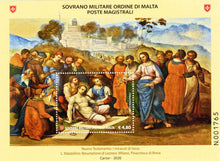 Malta 2020 Military ON JESUS MIRACLES FACE Miniature Sheet