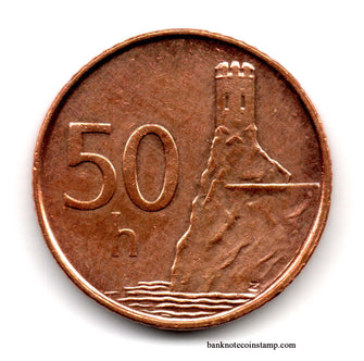 Slovakia 50 Halierov Used Coin