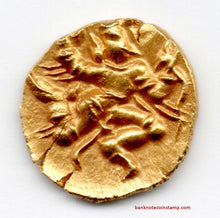 Vanathirayar Kasu Garuda Gold Fanam 003
