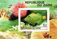 Zaire Miniature sheet Fish