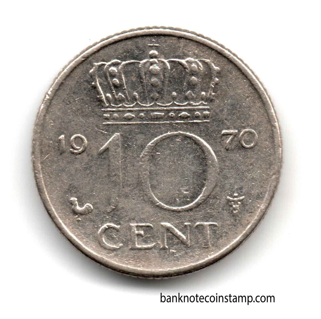 Netherlands 10 Cent Used Coin Banknotecoinstamp