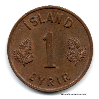 Iceland 1 Eyrir Used Coin