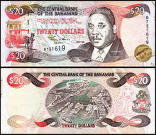 Bahamas 20 Dollars Used Banknote