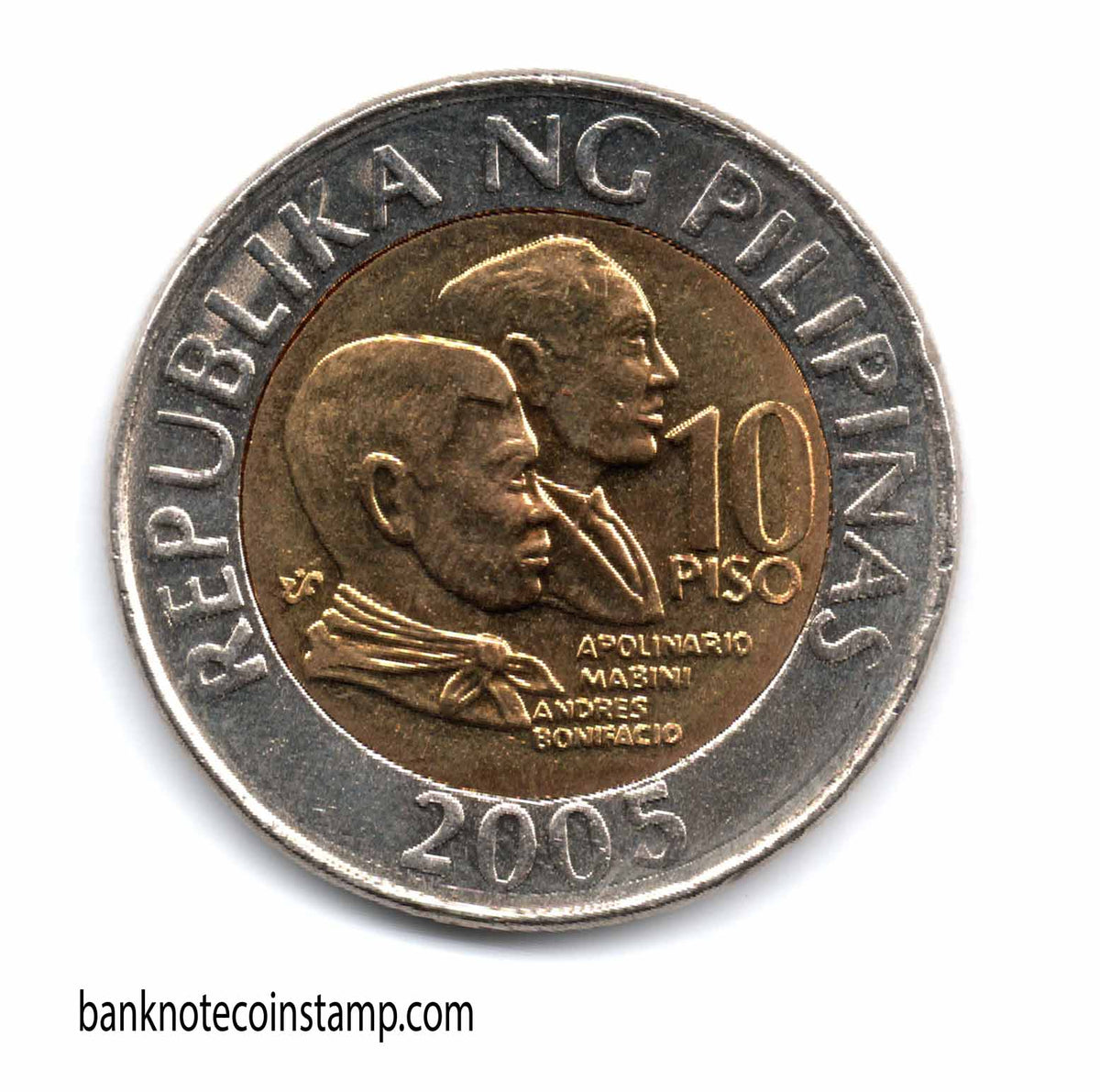 Philippines 10 Peso Coin – Banknotecoinstamp