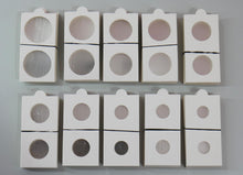 Cardboard Coin Holders 250 Holders 10 Packets Different Sizes