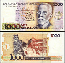 Brazil 1000 Cruzados UNC Banknote