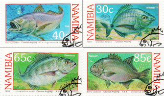 Namibia Variety Of 4 Stamps