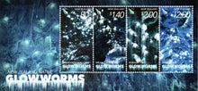 New Zealand Native Glowworms Miniature Sheet With Stamp